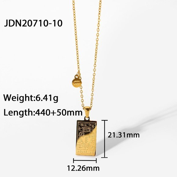 Athena Zodiac Necklace - Picture 13 of 15